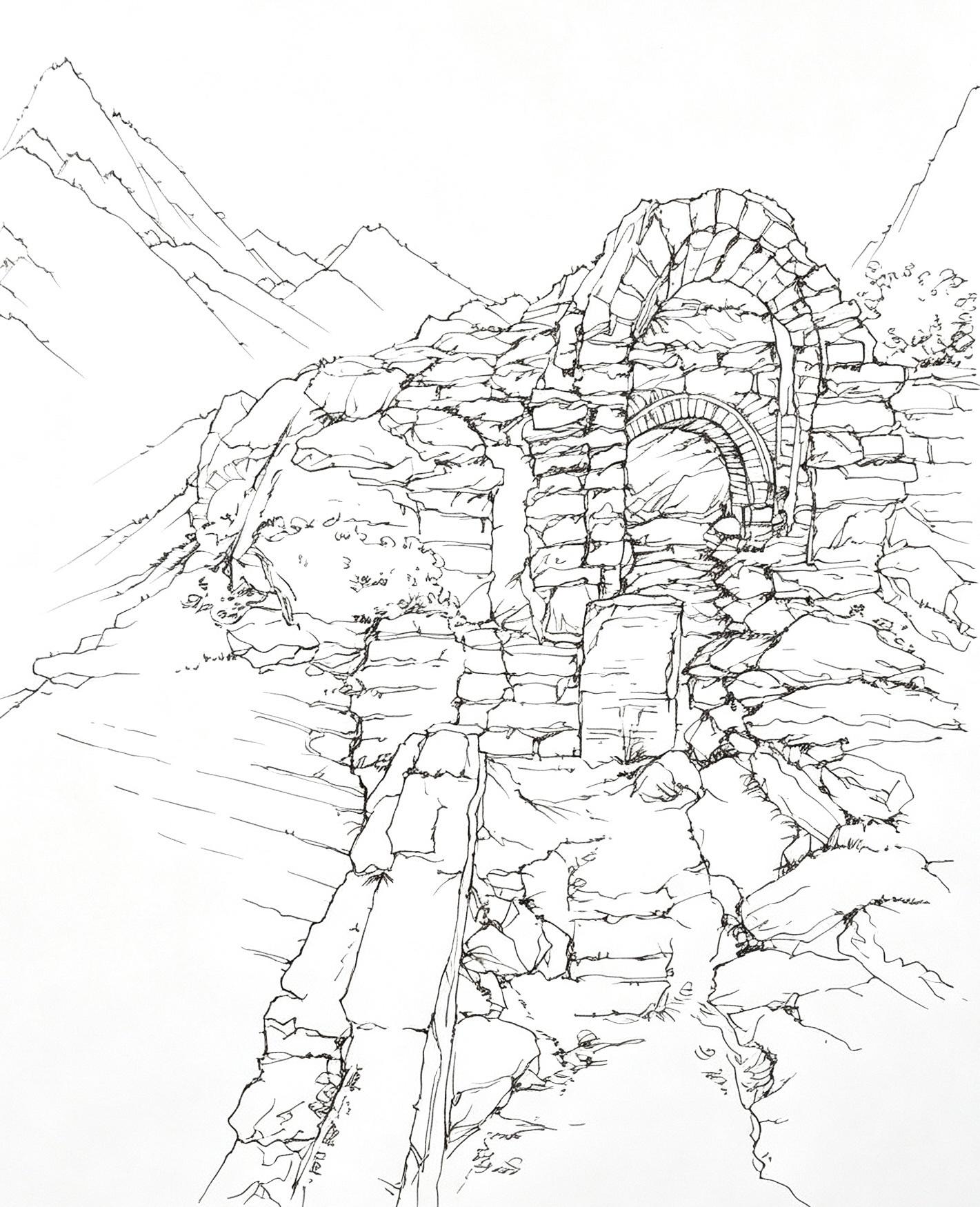 Taihang Mountain Sketch 2